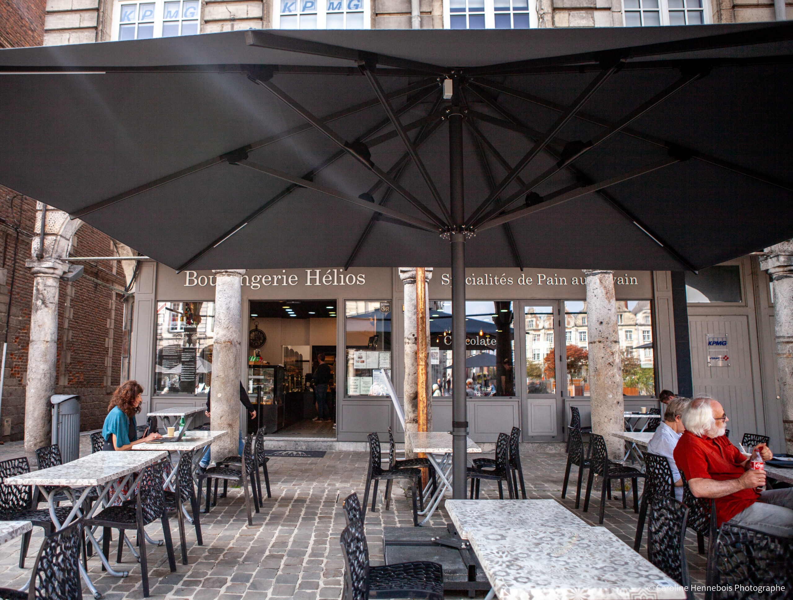 Les Grands Parasols pour Terrasse de Restaurant